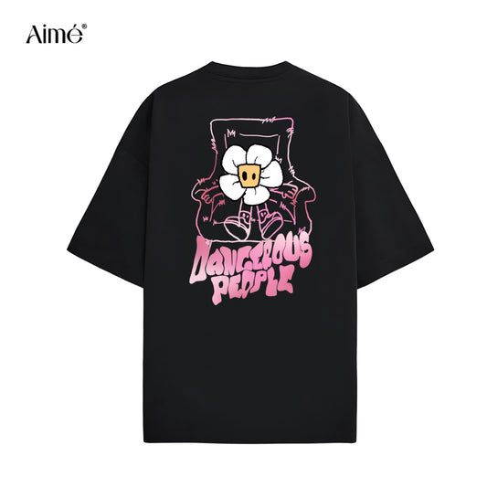 Áo Thun Unisex Aimé – "Dangerous Flower" Street Bloom Tee