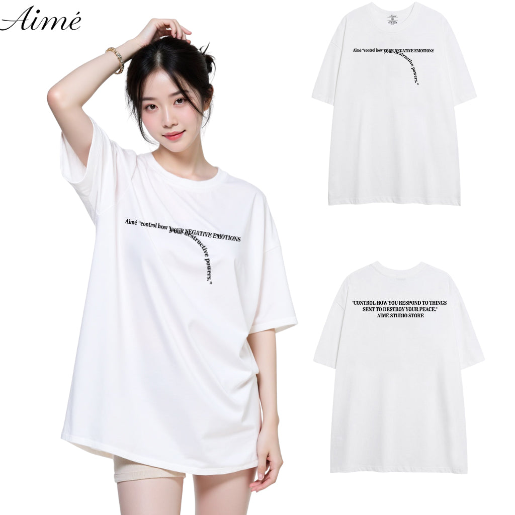 Áo Thun Unisex Aimé – "Control Your Emotions" Motivational Design