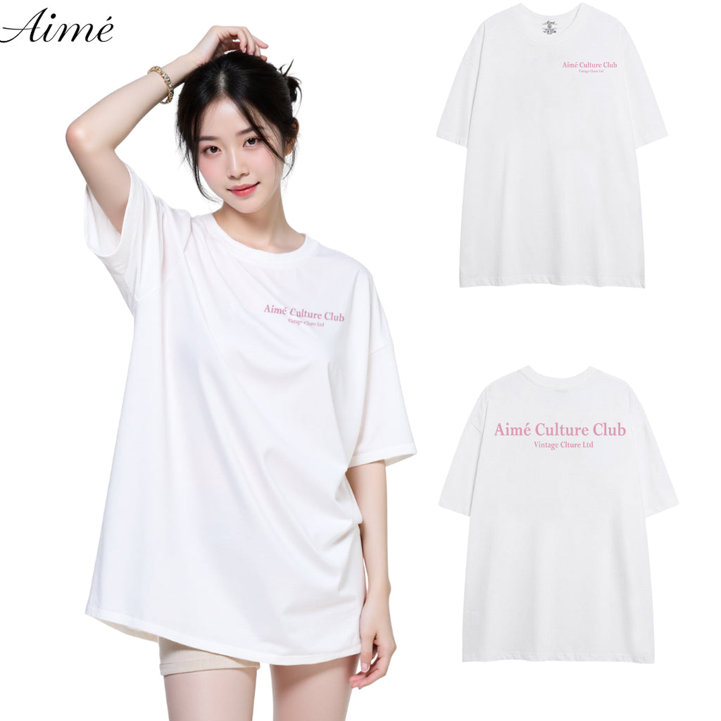 Áo Thun Unisex Aimé – "Culture Club" Minimalist Vintage Design