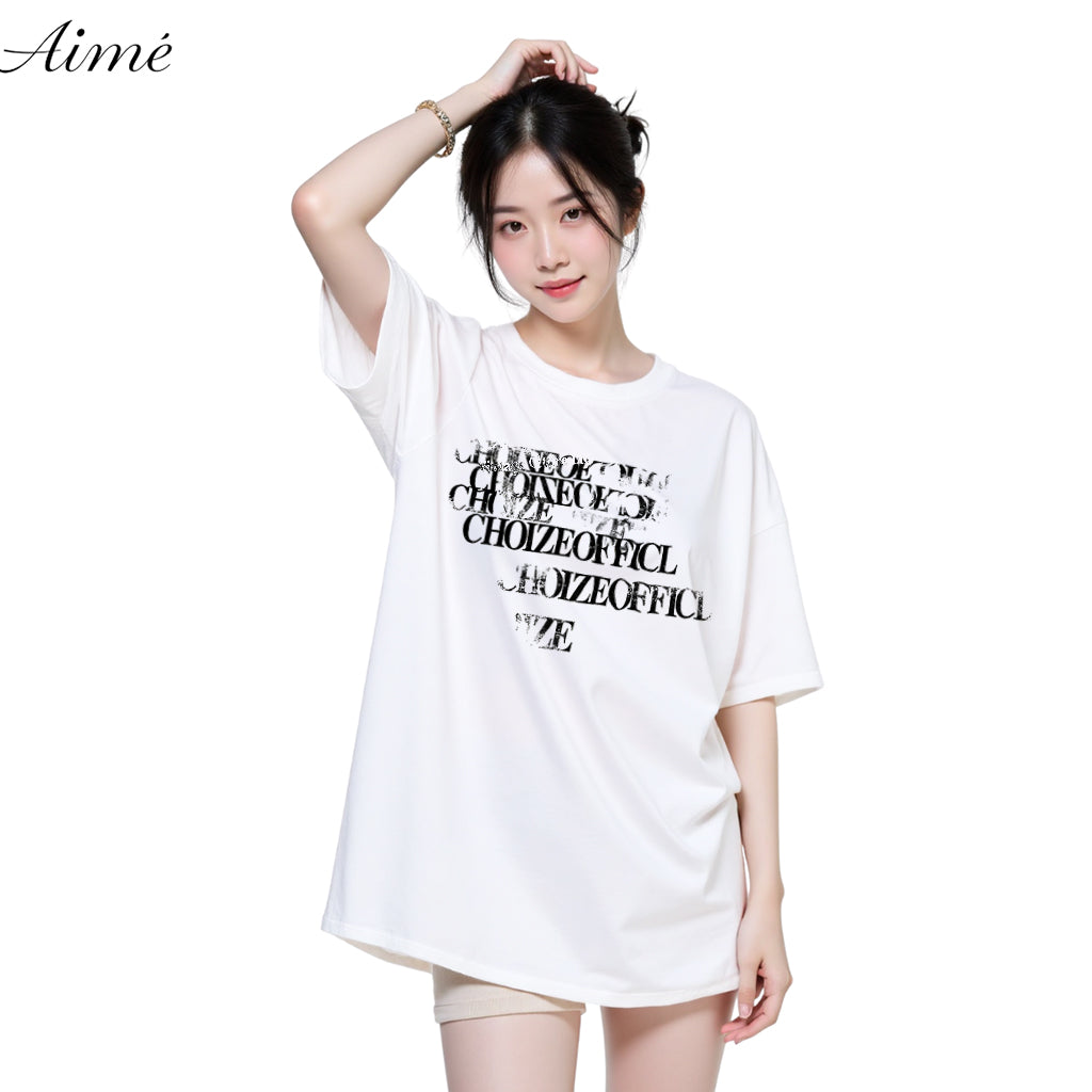 Áo Thun Unisex Aimé – "CHOIZEOFFICIAL" Grunge Typography Tee