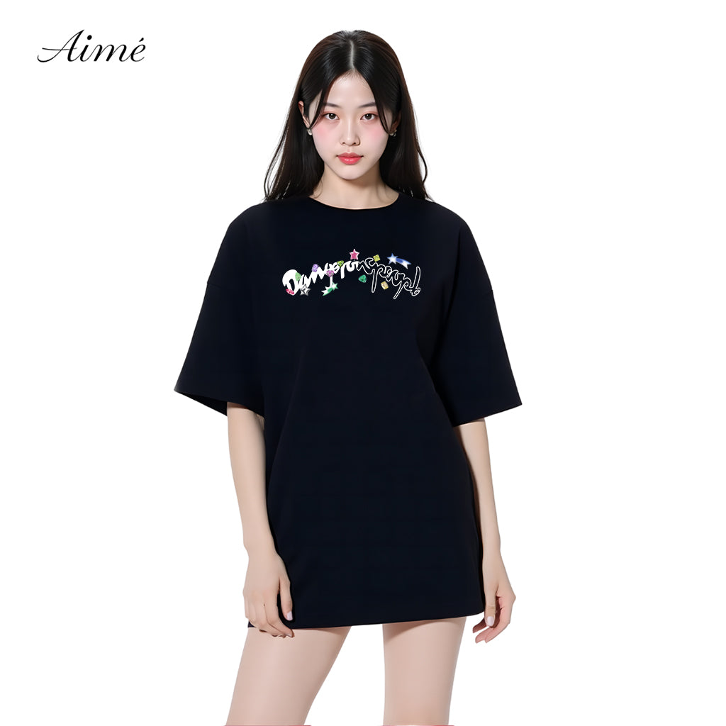 Áo Thun Unisex Aimé – "Dangerous People" Colorful Streetwear