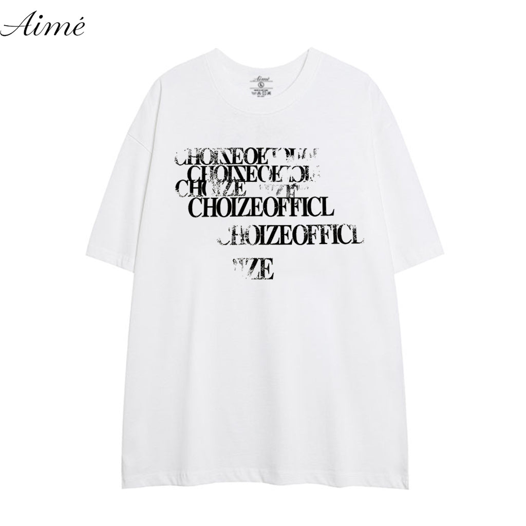 Áo Thun Unisex Aimé – "CHOIZEOFFICIAL" Grunge Typography Tee
