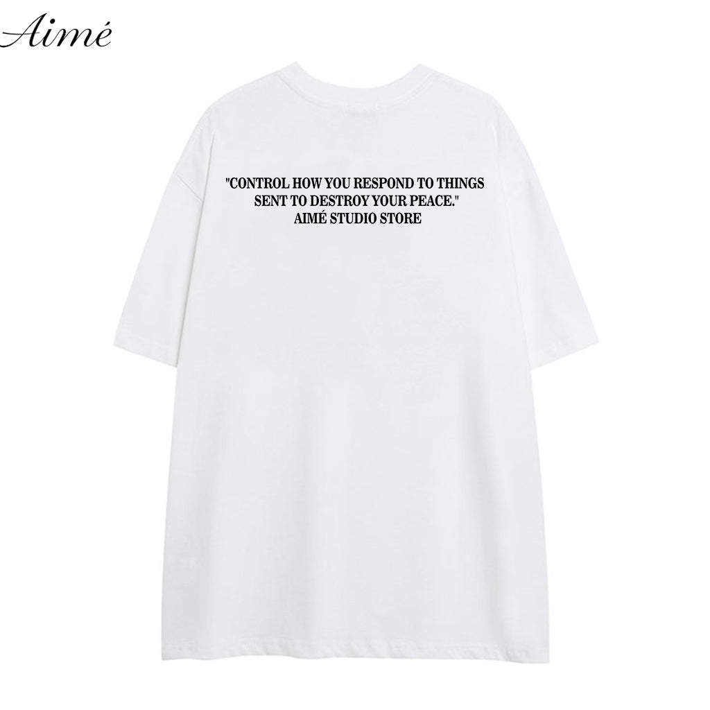 Áo Thun Unisex Aimé – "Control Your Emotions" Motivational Design