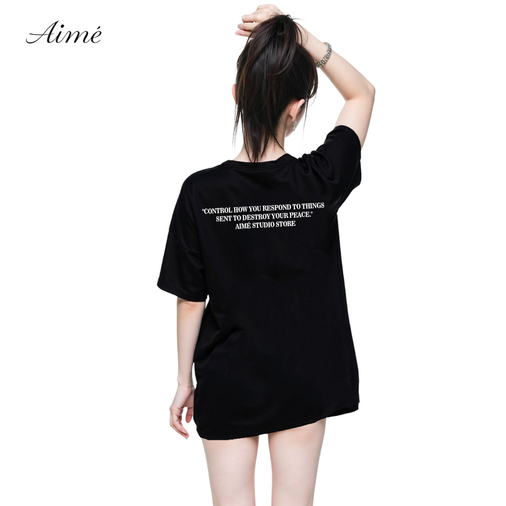 Áo Thun Unisex Aimé – "Control Your Emotions" Motivational Design