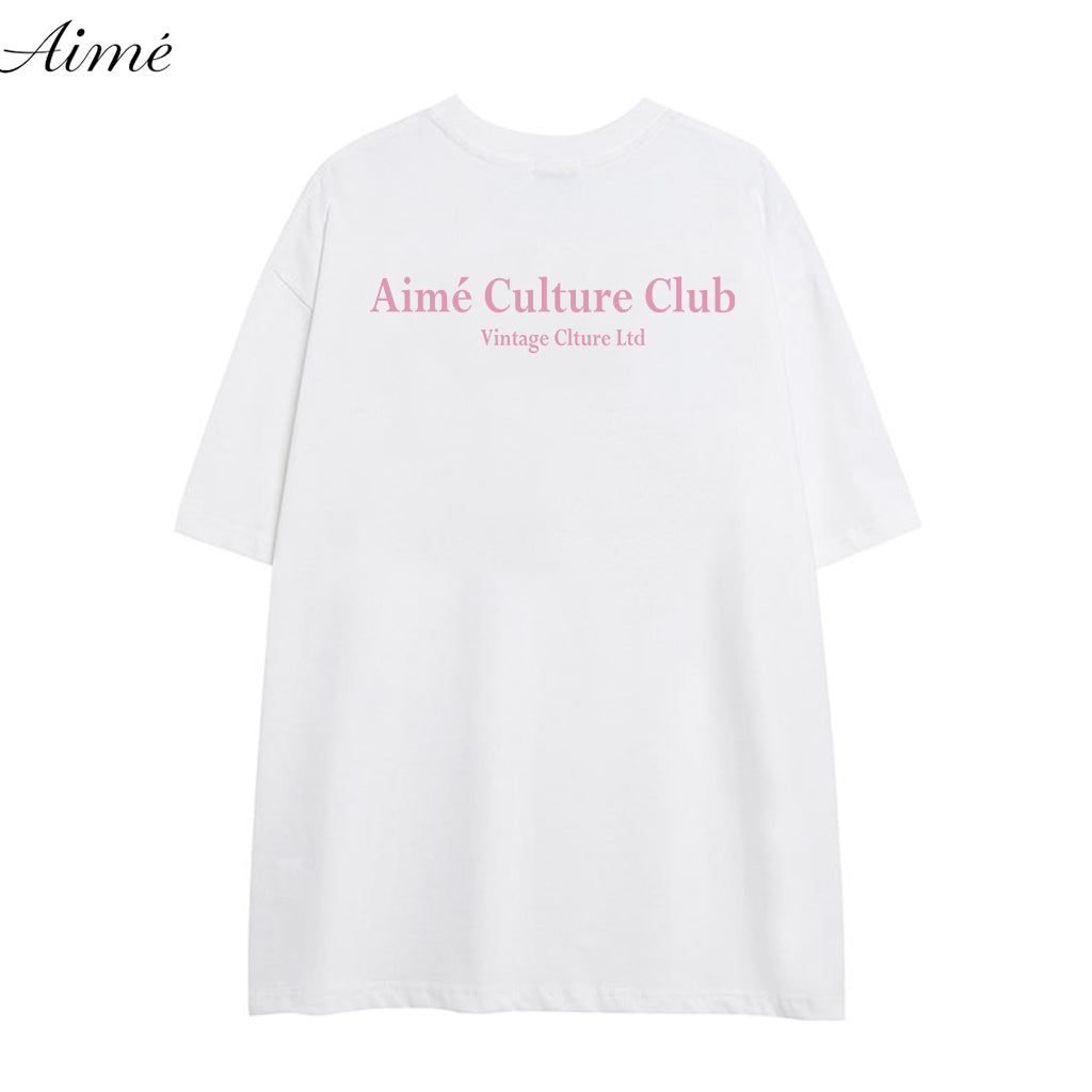 Áo Thun Unisex Aimé – "Culture Club" Minimalist Vintage Design