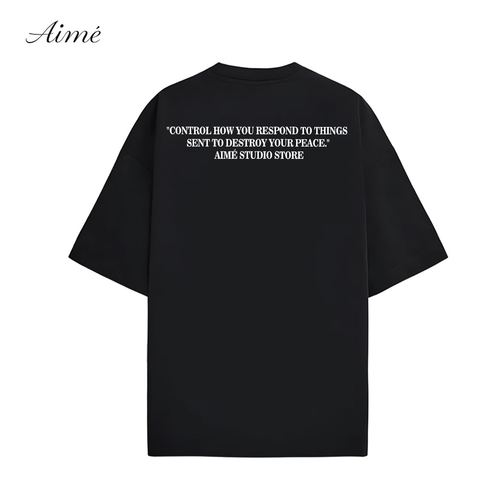 Áo Thun Unisex Aimé – "Control Your Emotions" Motivational Design
