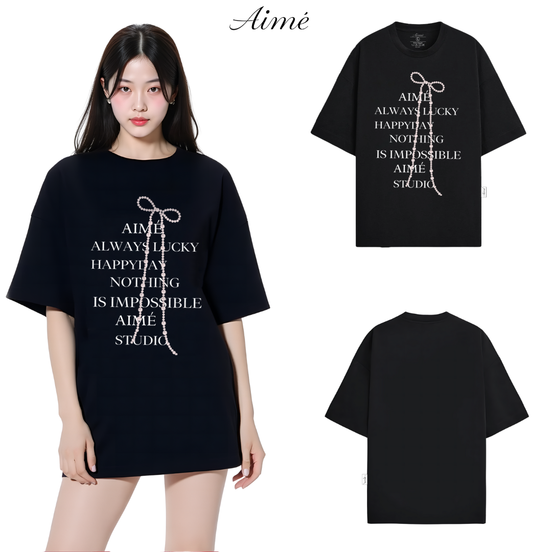 Áo Thun Unisex Aimé – "Pearl Studio" Design