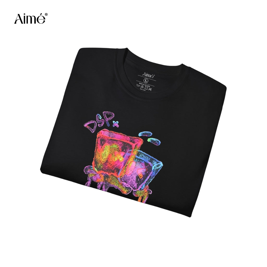Áo Thun Unisex Aimé – "Melting Dreams" Neon Cup Art Tee