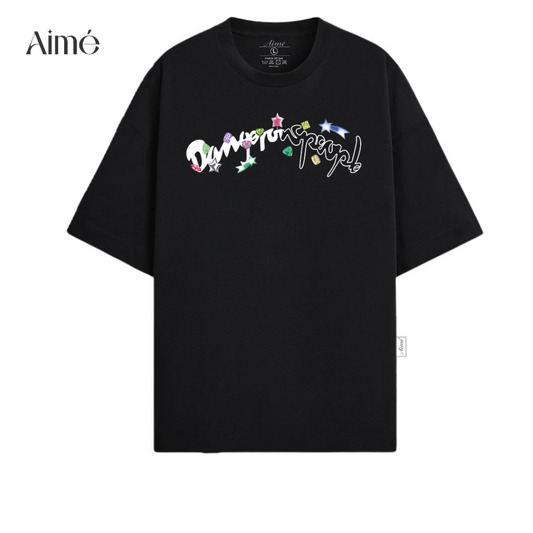 Áo Thun Unisex Aimé – "Dangerous People" Colorful Streetwear